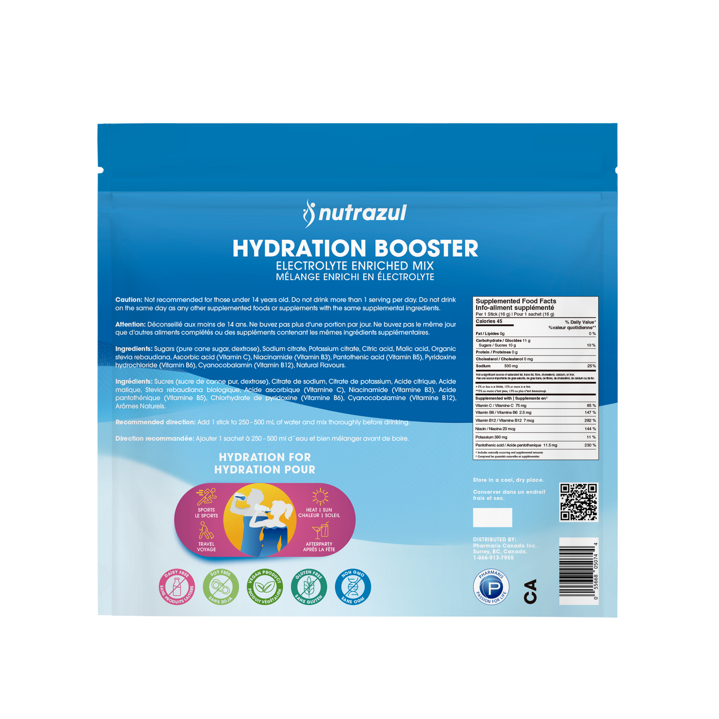 Nutrazul Hydration Booster- Passion fruit 90 Sticks