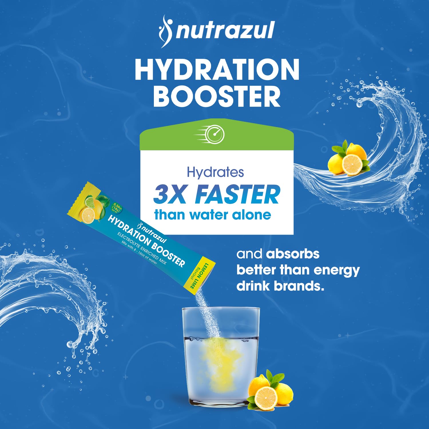 Nutrazul® Hydration Booster - Lemon Lime