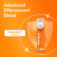 Comprimés effervescents Nutrazul Vitamine C 1000 mg - Orange (paquet de 3 x 20)