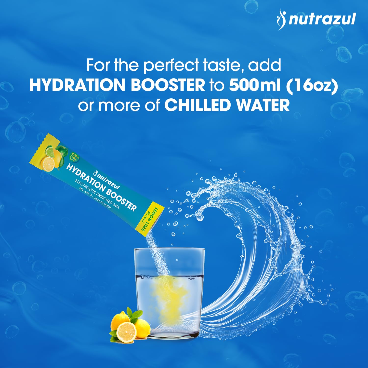 Nutrazul® Hydration Booster - Lemon Lime 90 Sticks