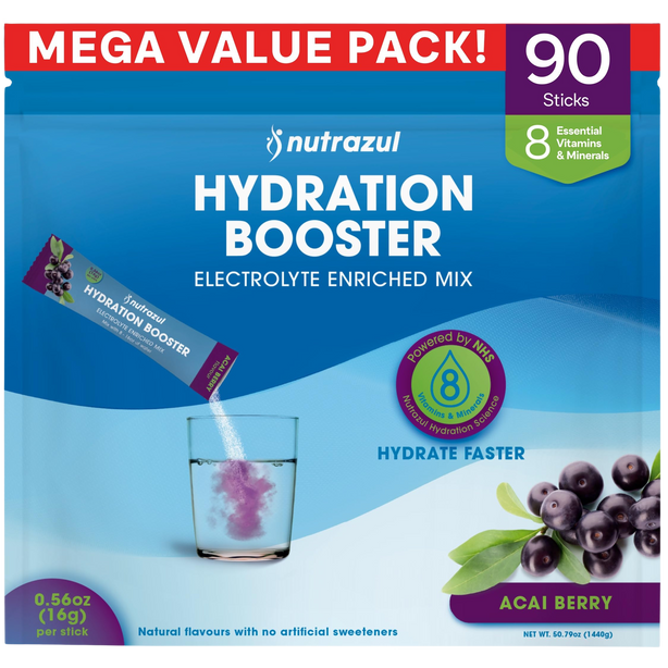 Nutrazul® Hydration Booster - Acai Berry 90 Sticks