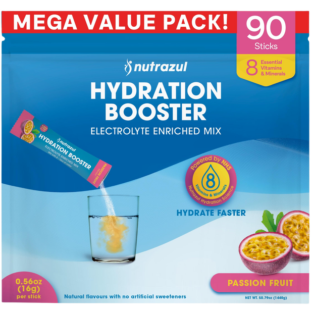 Nutrazul Booster d'hydratation - Fruit de la passion 90 bâtonnets