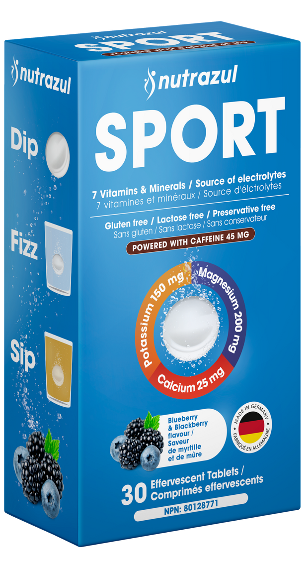 Nutrazul SPORT | Electrolyte & Energy Support with Caffeine