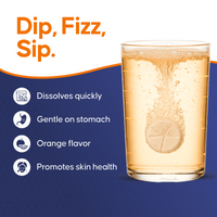 ACTIVE Magnesium + Zinc Effervescent Tablets | Orange (Pack of 3)