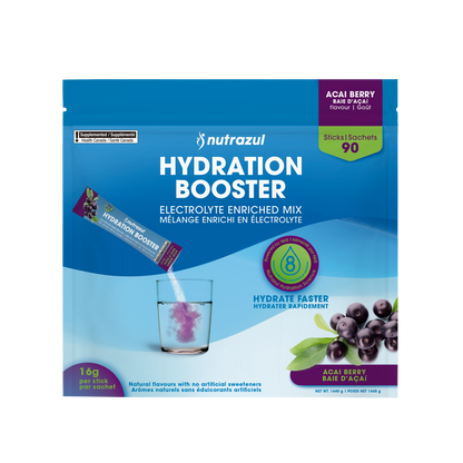 Nutrazul Hydration Booster- Acai Berry 90 Sticks