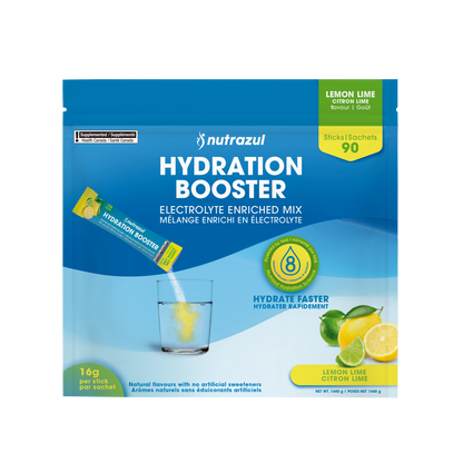 Nutrazul Hydration Booster- Lemon Lime 90 Sticks