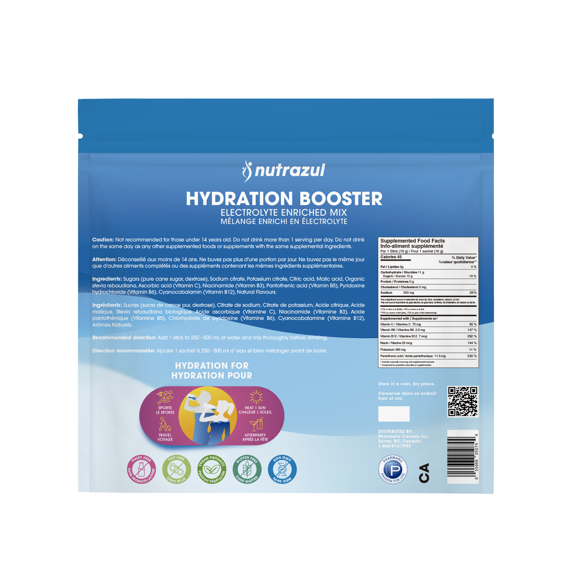 Nutrazul® Hydration Booster - Passion Fruit 90 Sticks