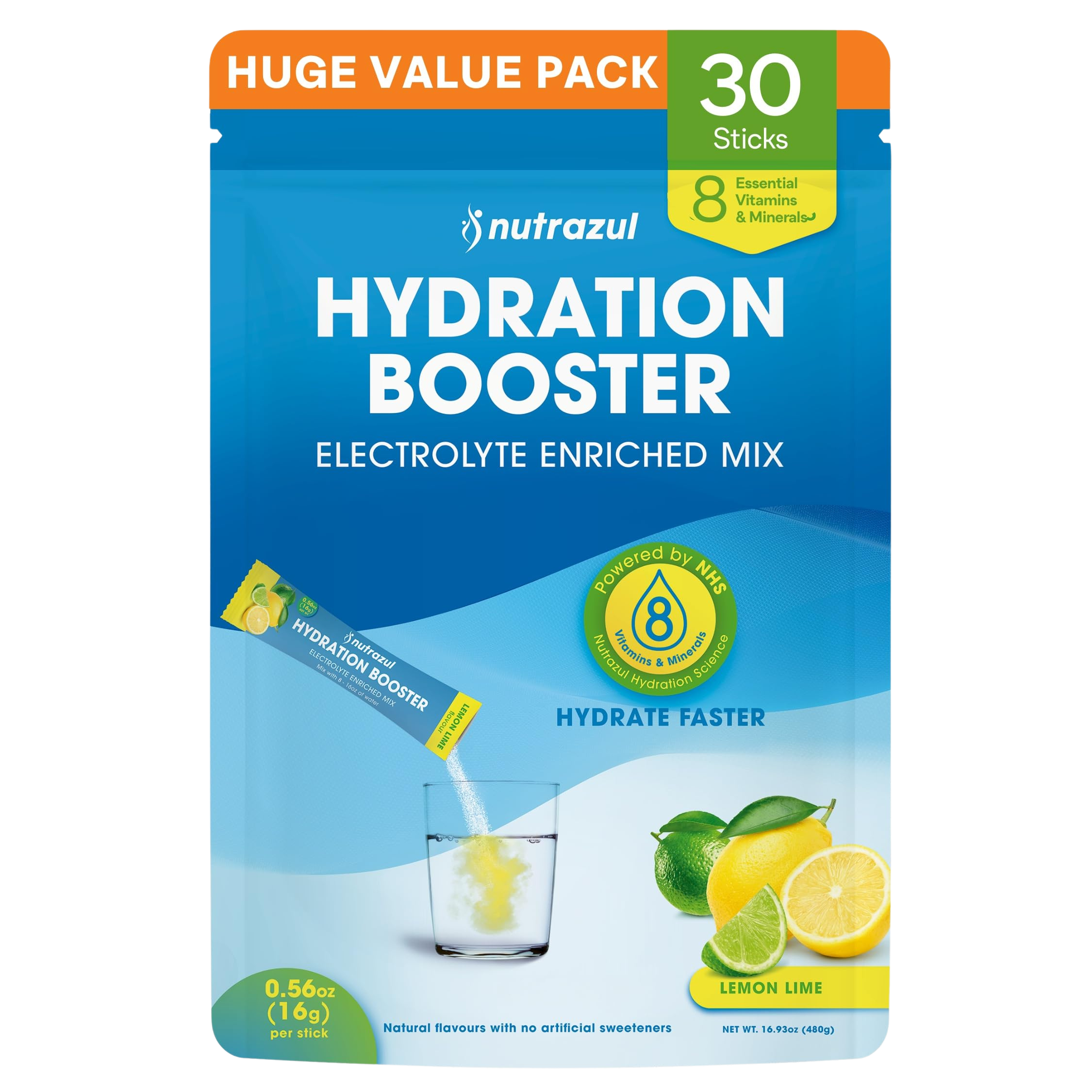 Nutrazul® Hydration Booster - Lemon Lime