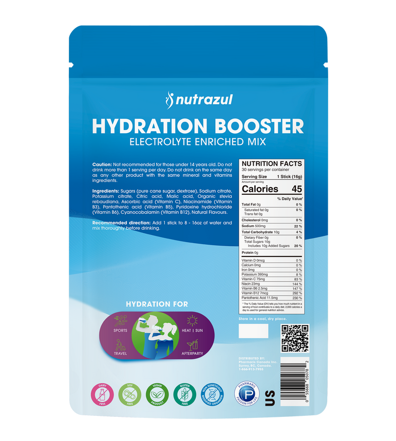 Nutrazul® Hydration Booster – Acai Berry - 30 Sticks