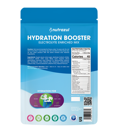 Nutrazul Hydration Booster – Acai Berry - 30 Sticks