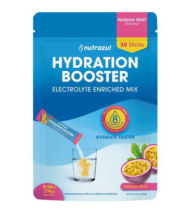 Nutrazul Booster d'hydratation - Fruit de la passion 30 bâtonnets