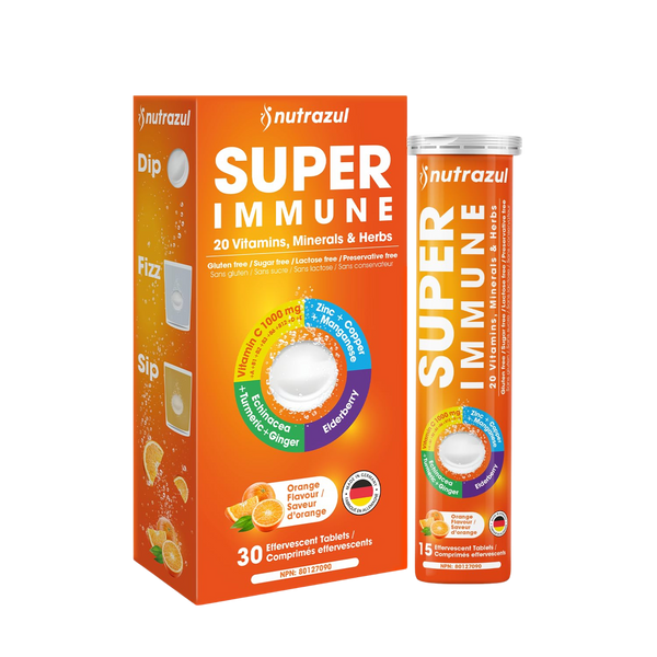 Nutrazul® Super Immune Effervescent Tablets | Immune Support & Vitamins
