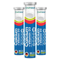 Nutrazul® Calcium + Vitamin D3 Effervescent Tablets | Lemon Lime (Pack of 3)