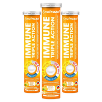 Nutrazul® Immune Triple Action Effervescent Tablets I Orange (Pack of 3)