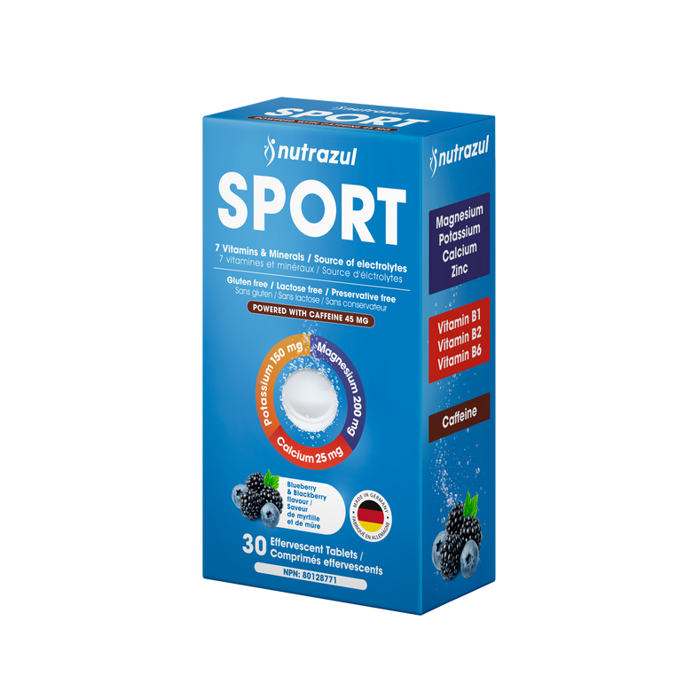 Nutrazul SPORT | Electrolyte & Energy Support with Caffeine
