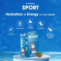 Nutrazul® SPORT Effervescent Tablets | Blueberry & Blackberry (Pack of 2)